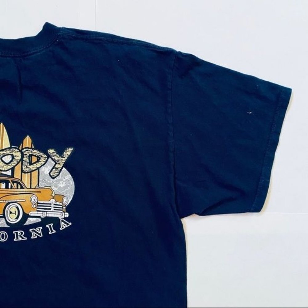 Ink Inc Woody Car San Diego Beach Surf California Blue T-Shirt Size XXL - Picture 8 of 14